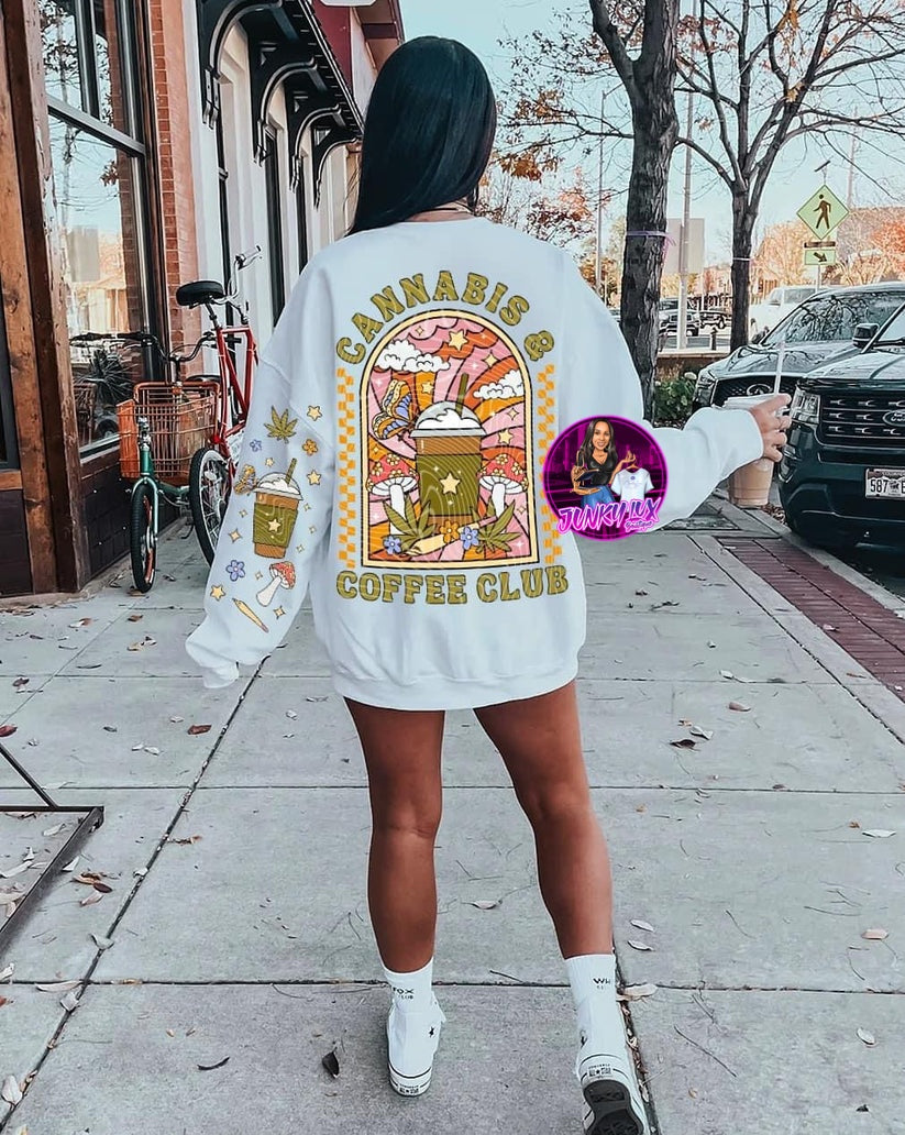 Cannabis & Coffee Club (front/sleeve)