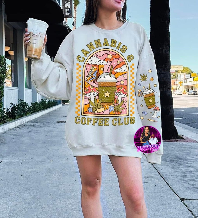 Cannabis & Coffee Club (front/sleeve)