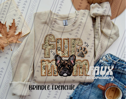 Faux Embroidery-Fur Mom