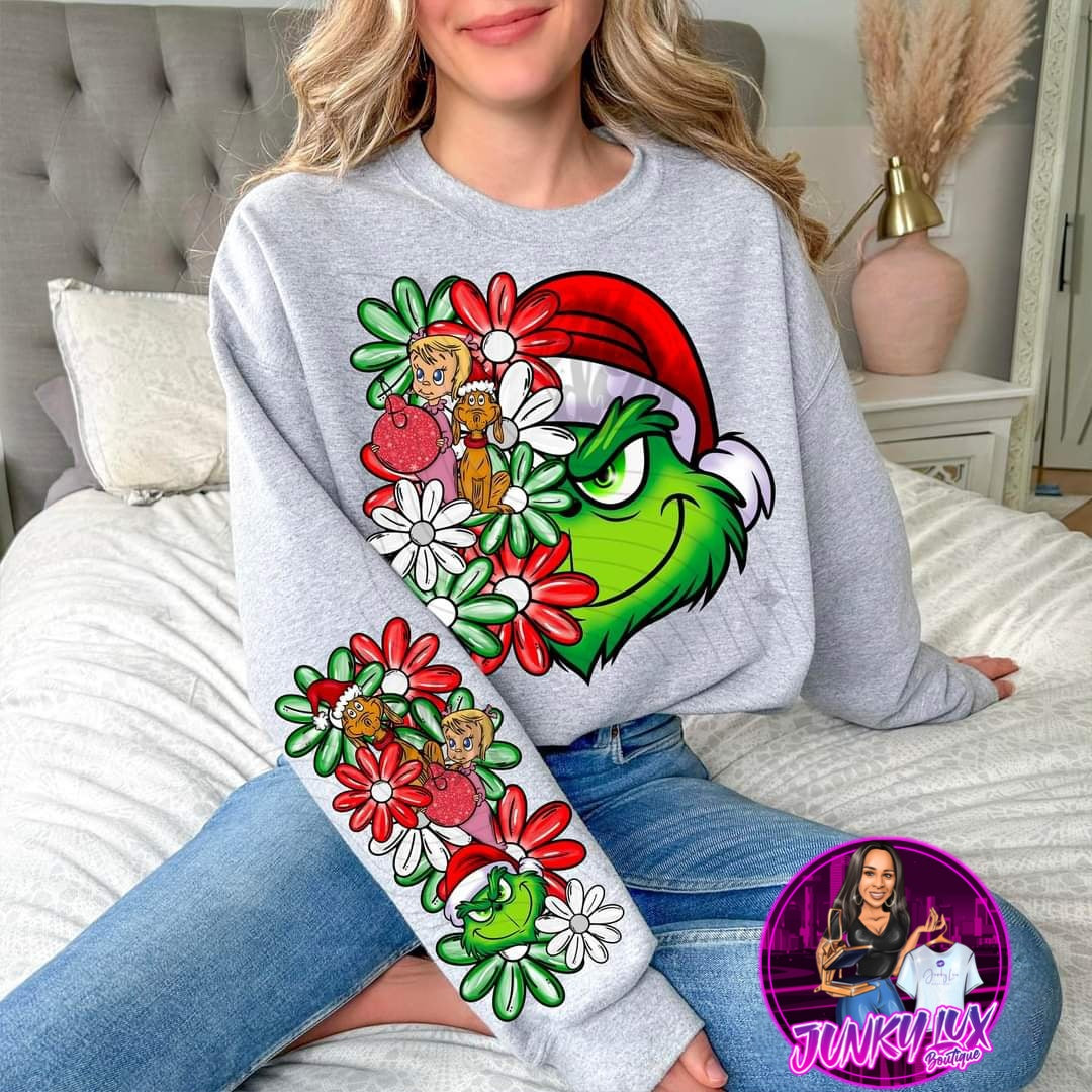 Floral Green Man (front/sleeve)