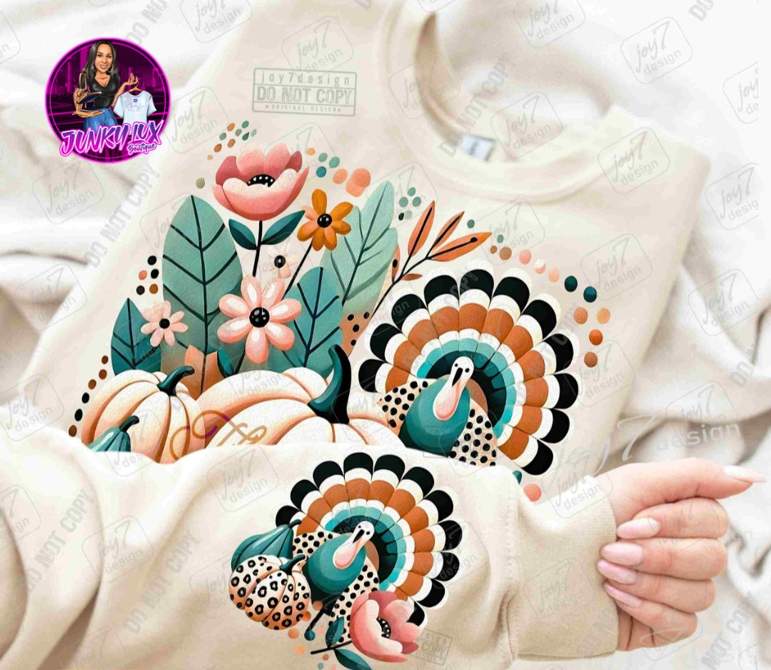 Thankful Boho (front/sleeve)