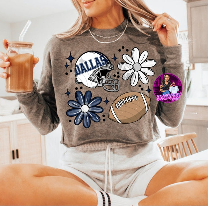 NFL Football Flowers