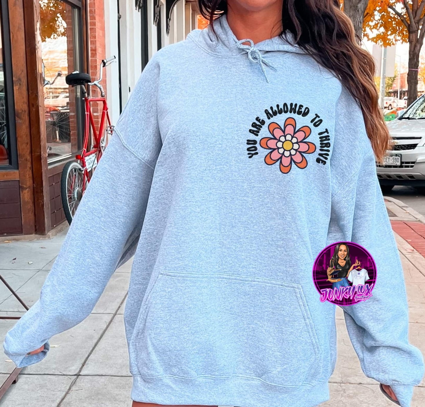 You're Allowed To Thrive (front and back)