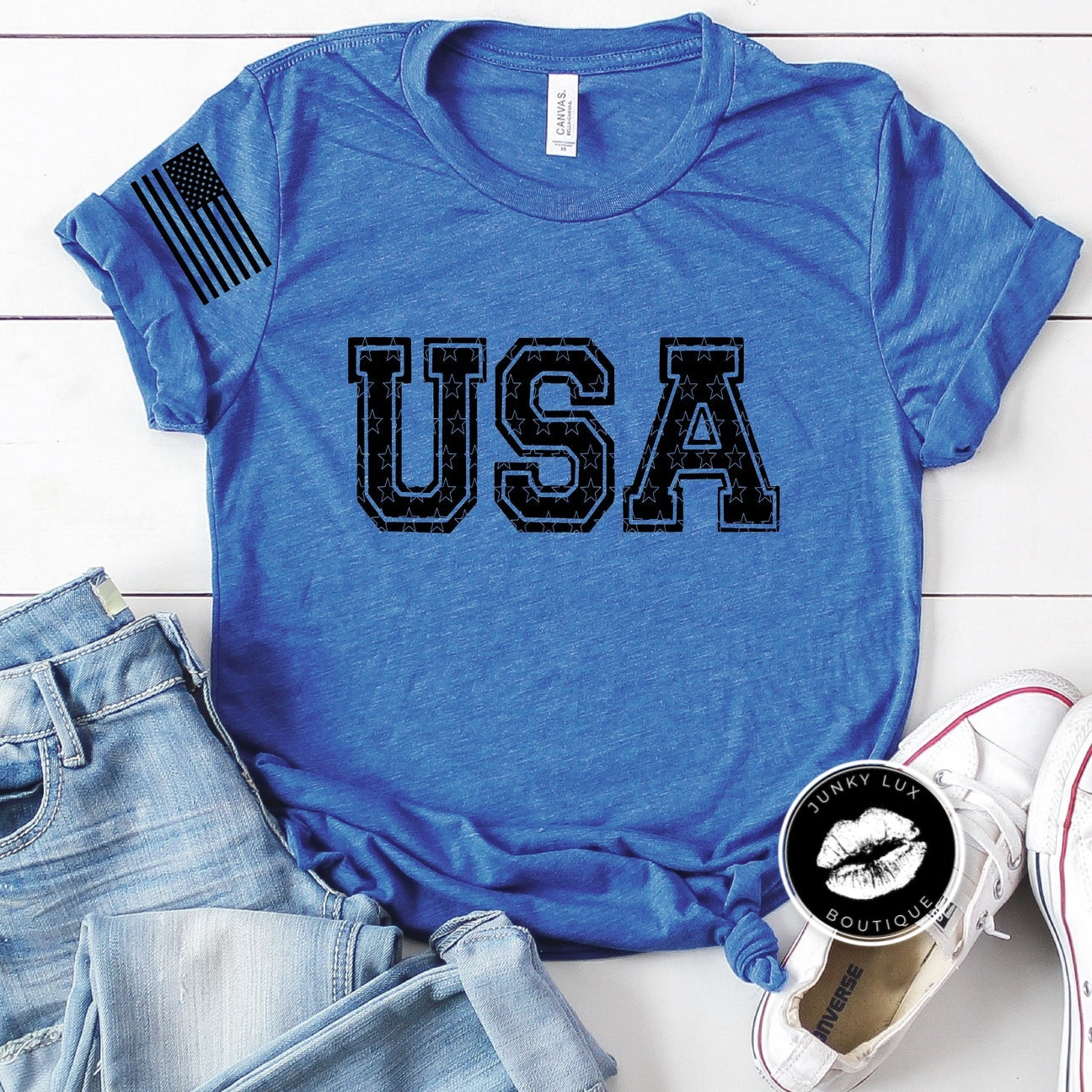 USA Stars (black or white ink)