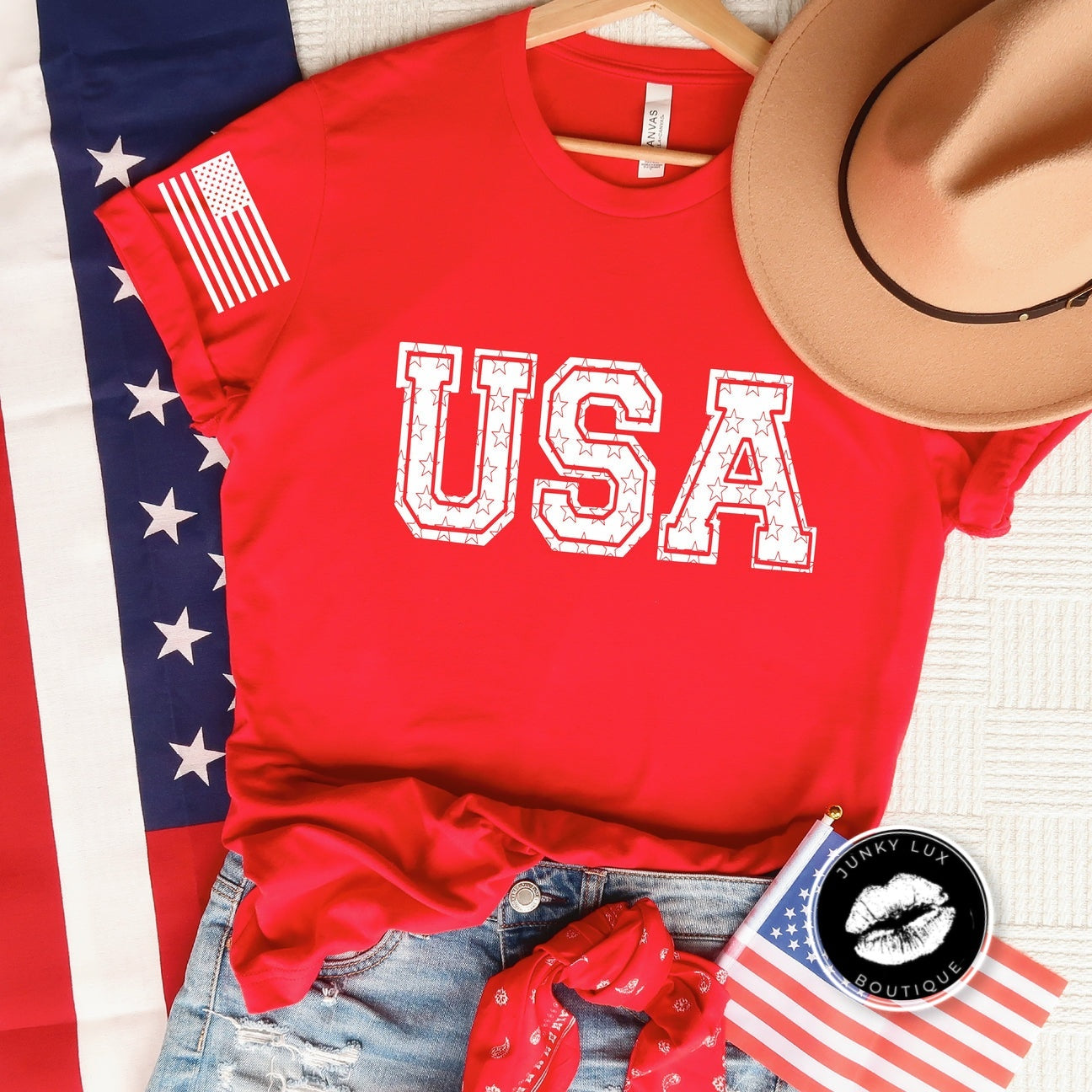USA Stars (black or white ink)