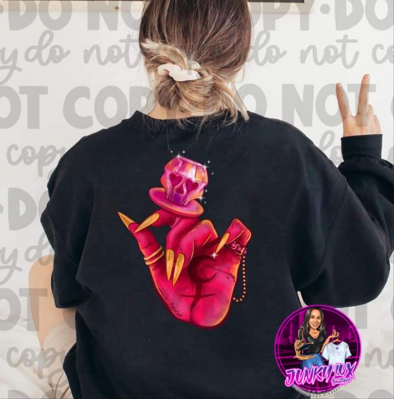 Pink Your Poison (front and back)