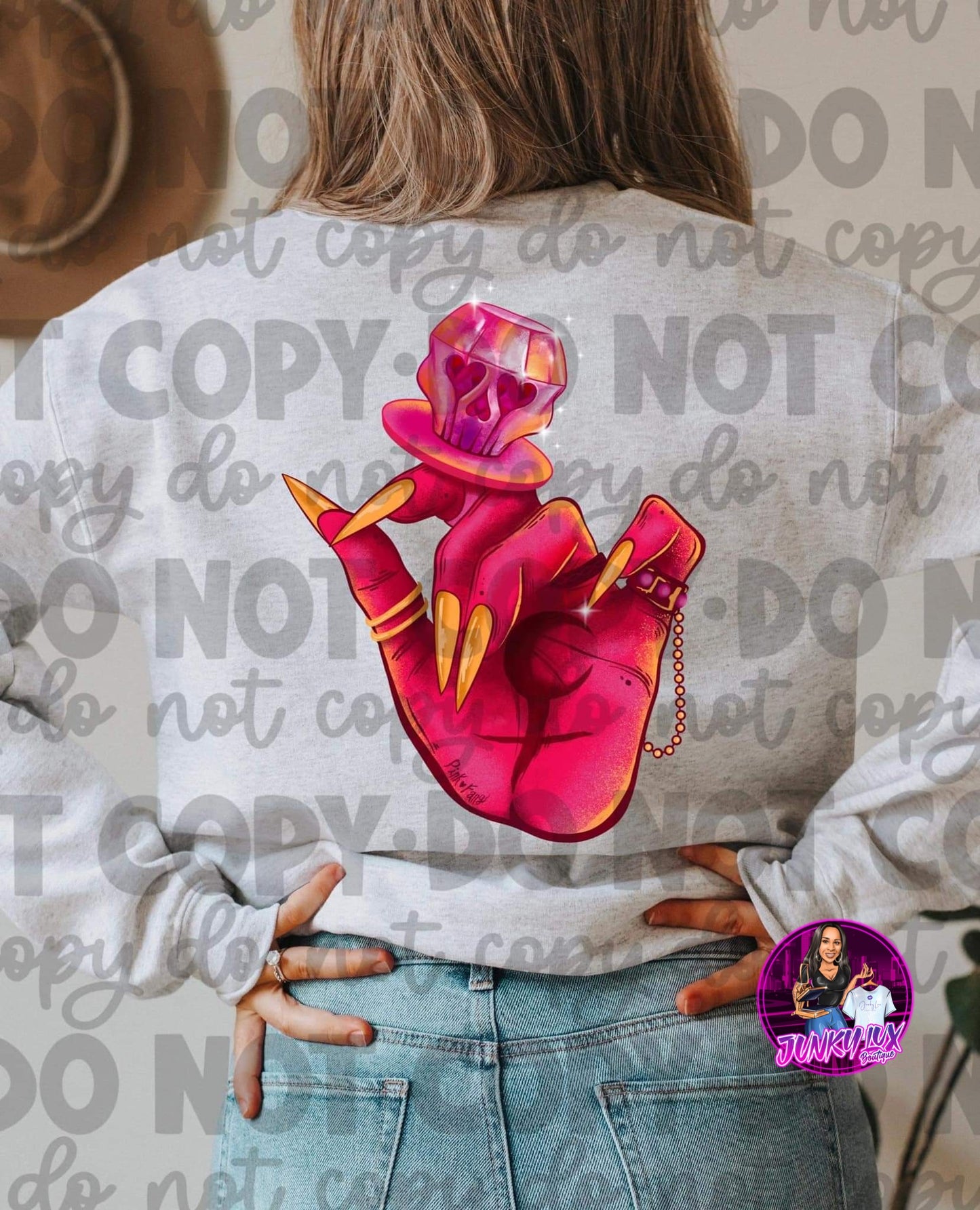 Pink Your Poison (front and back)