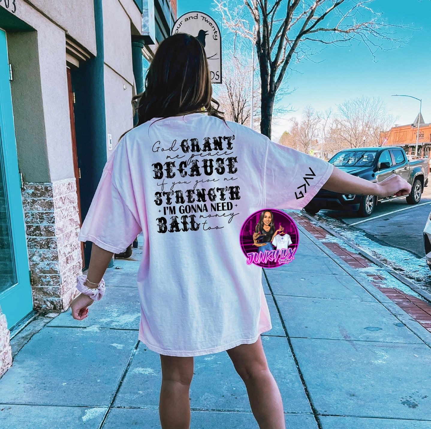 God Grant Me Peace (front/back)