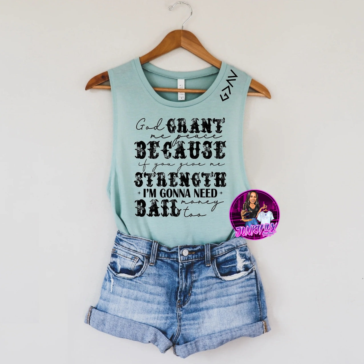 God Grant Me Peace (front/back)