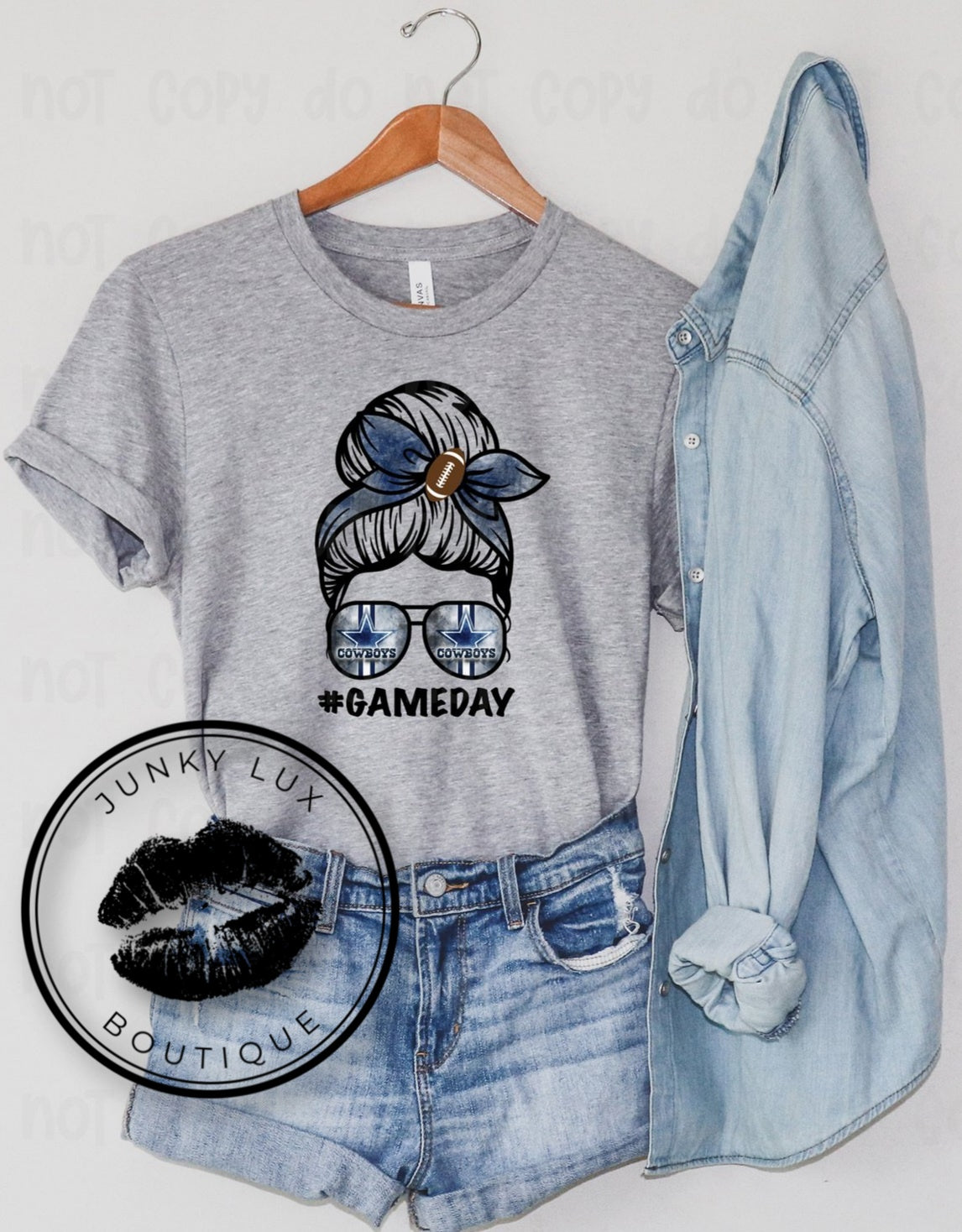 Game Day Messy Bun-Adult