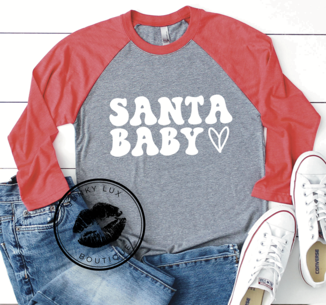Santa Baby (white ink)