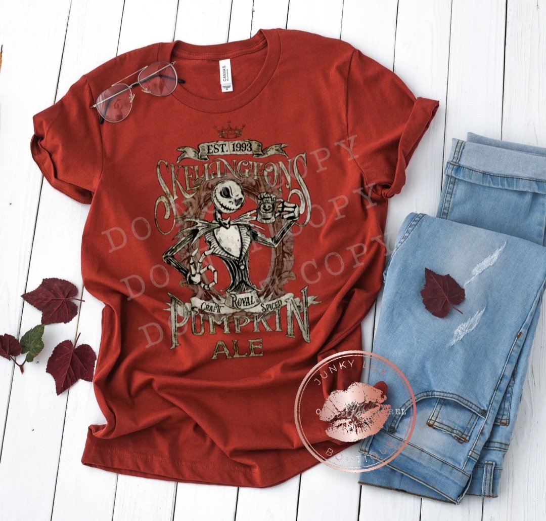Skellington Pumpkin Ale (grey)