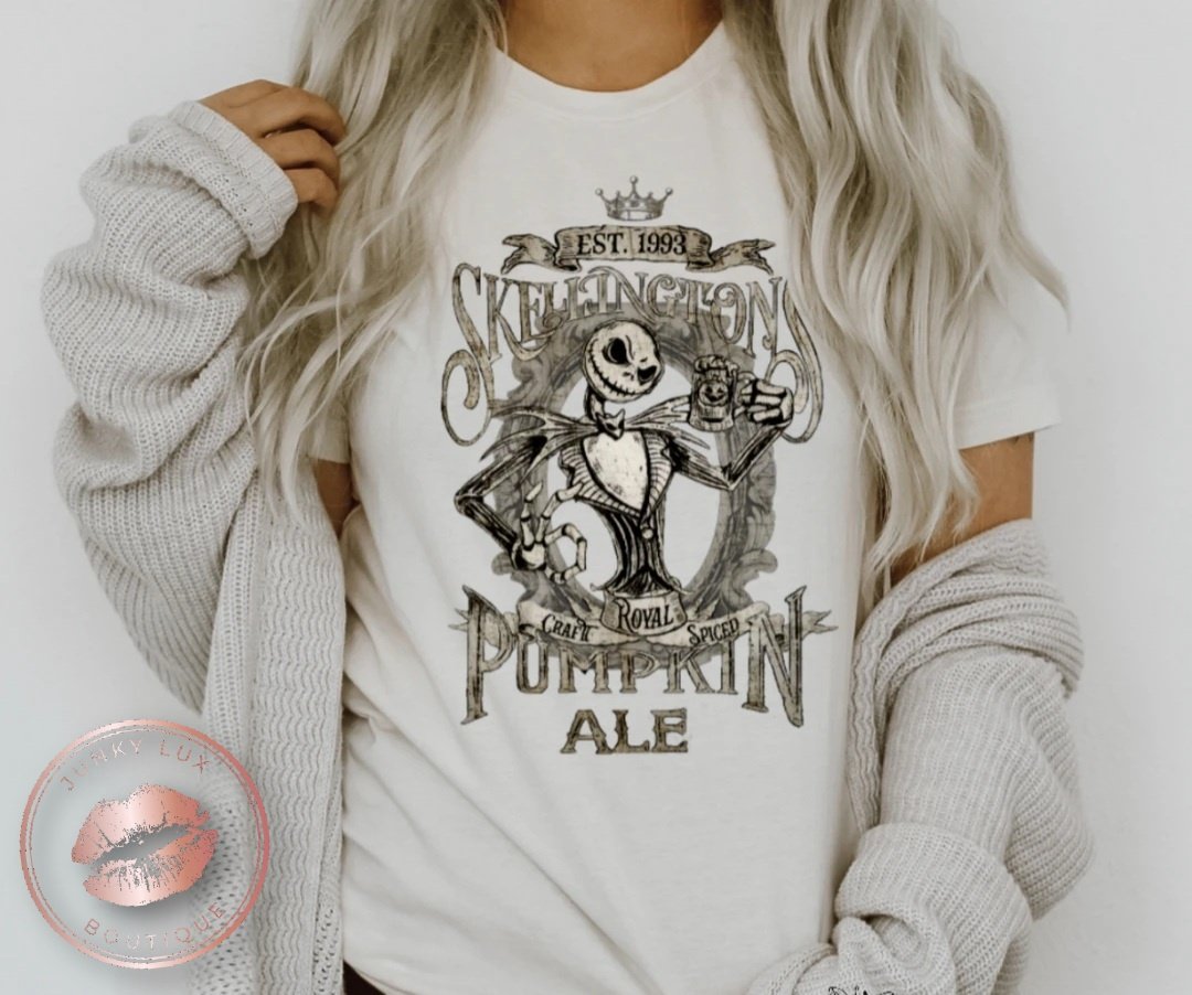 Skellington Pumpkin Ale (grey)