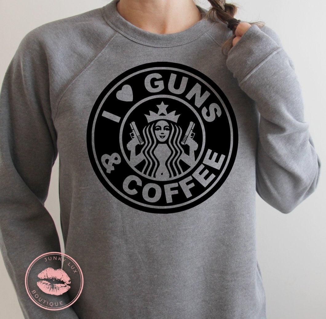 I Love Guns And Coffee
