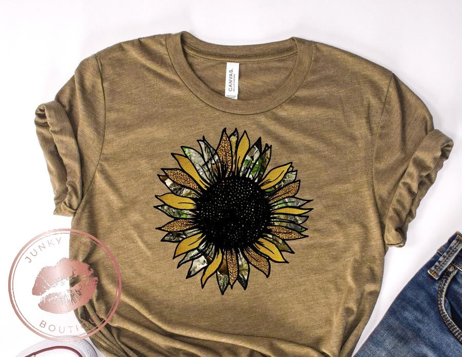 Camo Sunflower