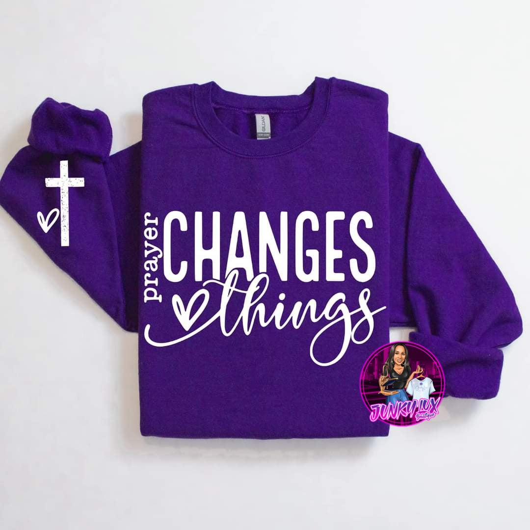 Prayer Changes Things (front/sleeve)