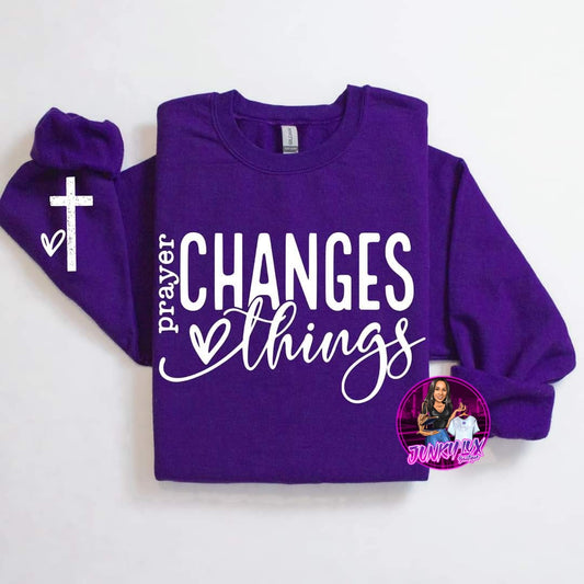 Prayer Changes Things (front/sleeve)