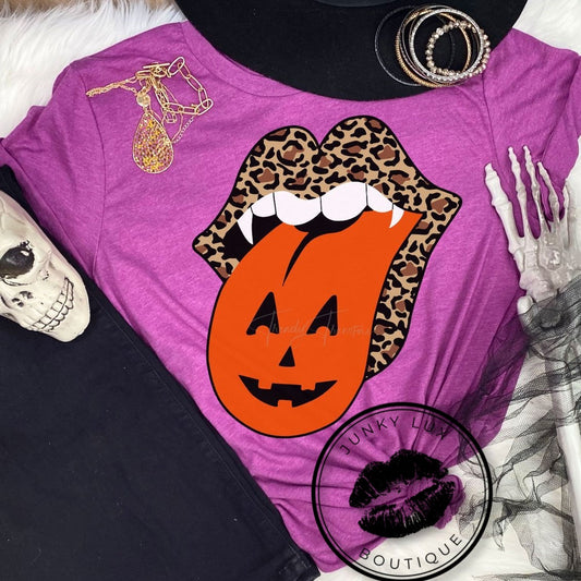 Leopard Halloween Tongue