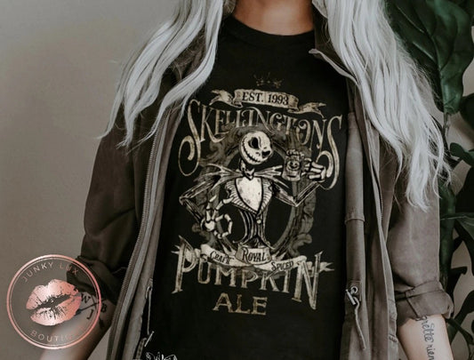 Skellington Pumpkin Ale (grey)