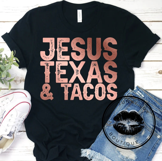 Jesus, Texas, Tacos-Rose Gold