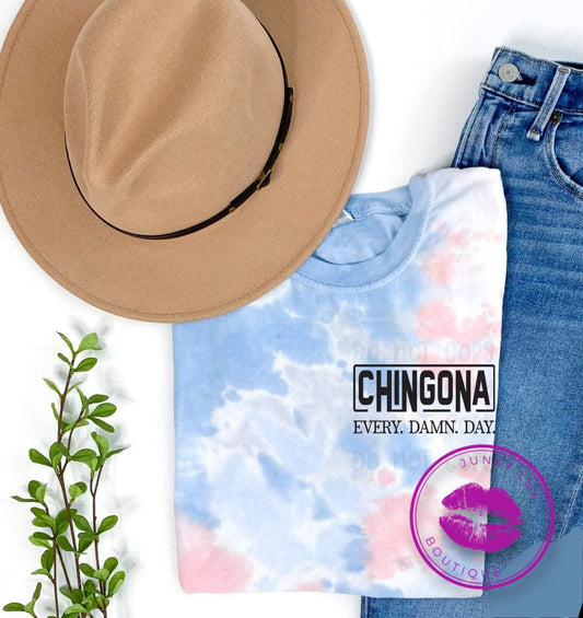 Chingona Every Damn Day (pocket front only)
